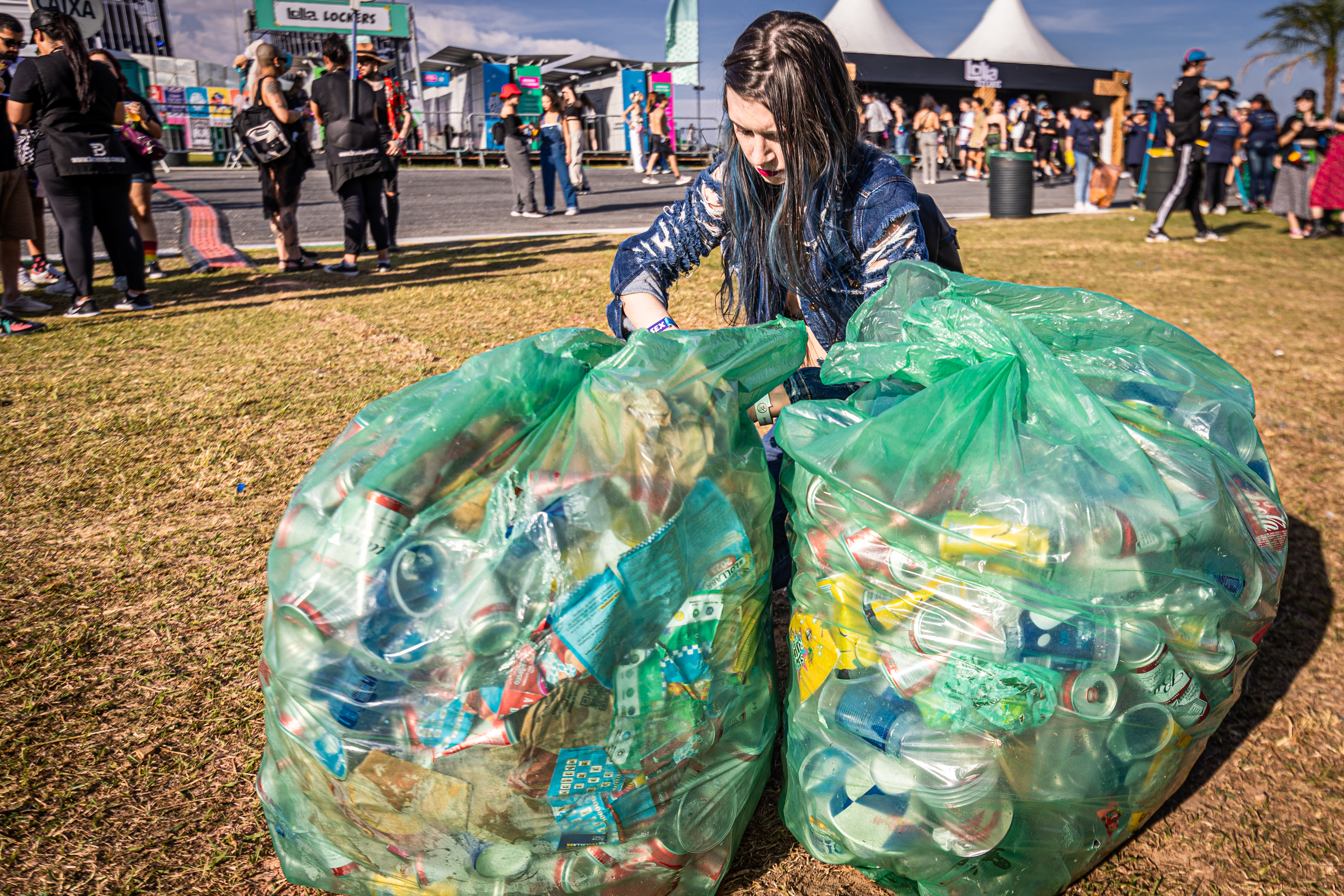 Braskem coleta mais de 350 mil itens de plástico no Lollapalooza 2023