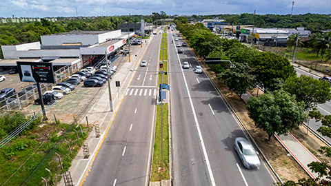 Primeira etapa das obras na avenida Durval de Góes Monteiro é finalizada