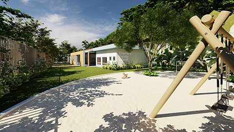 Nova creche-escola nos Flexais vai atender 120 alunos em área de 800 m²