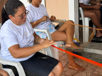 Curso fortalece tradição do filé e autonomia produtiva no Pontal da Barra