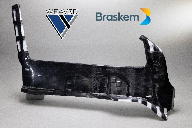 Braskem Takes Polypropylene to the Next Level of Performance in Partnership with WEAV3D® utilizing its Rebar for Plastics® Lattice Technology