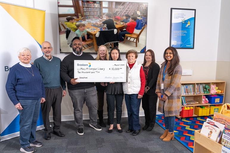 Braskem Donates to the Mary M. Campbell Marcus Hook Public Library 